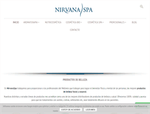 Tablet Screenshot of nirvanaandspa.com